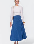 Lia Skirt (Blue) - Skirt - Yakira Bella