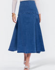 Lia Skirt (Blue) - Skirt - Yakira Bella