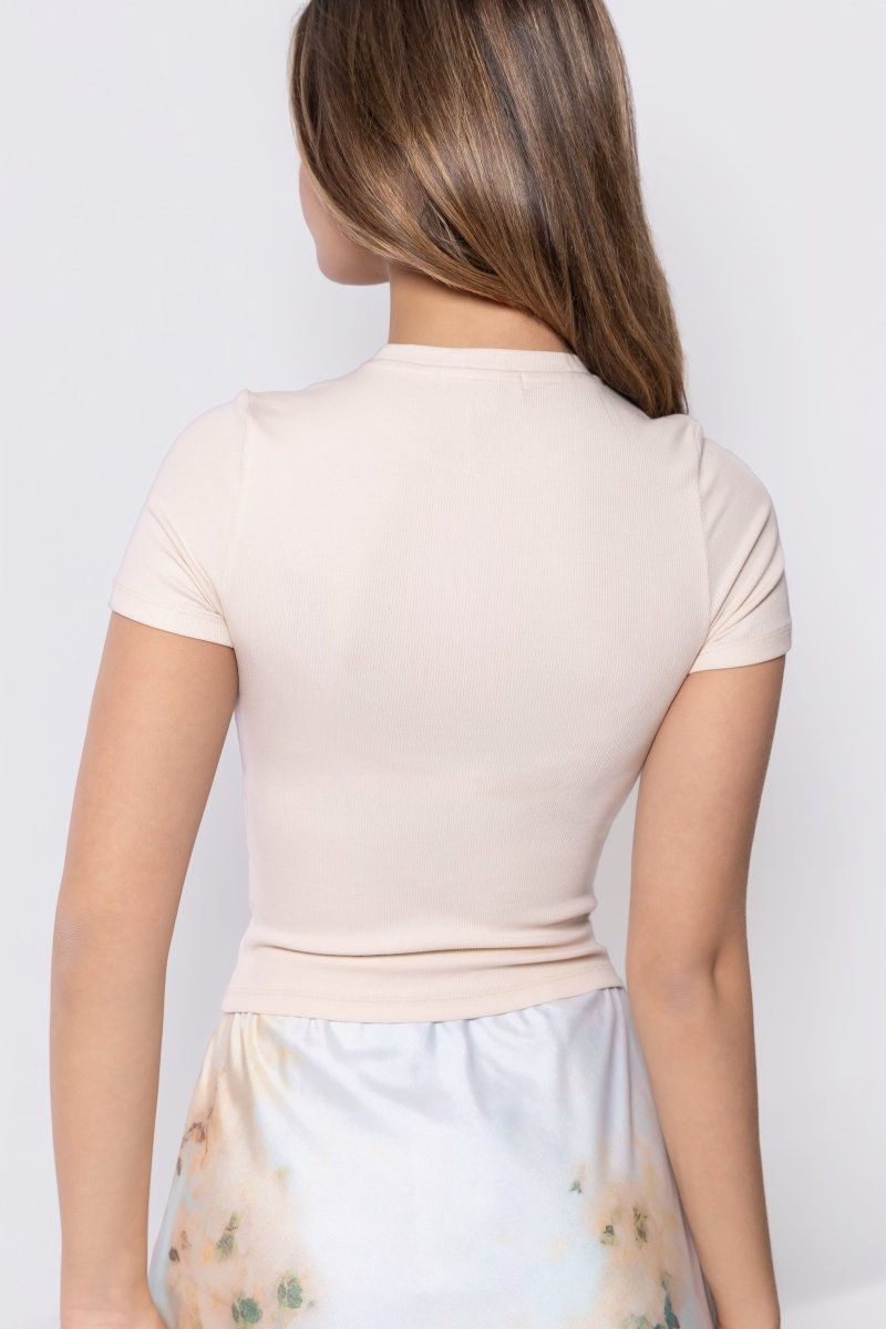Lia Top (Light Beige) - Top - Yakira Bella