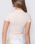 Lia Top (Light Beige) - Top - Yakira Bella