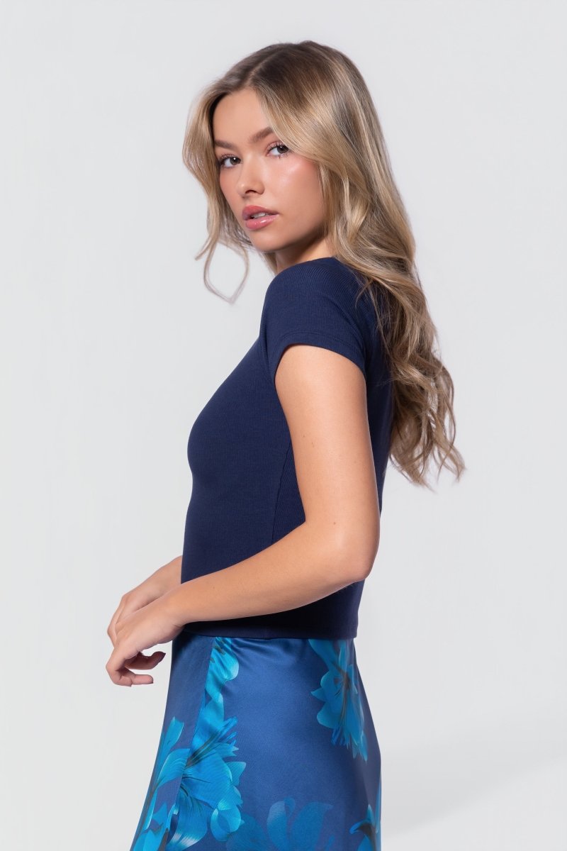 Lia Top (Navy) - Top - Yakira Bella