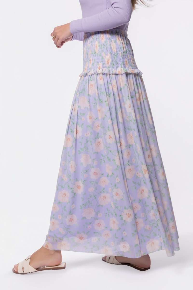 Liana Skirt (Light Lavender) - Skirt - Yakira Bella