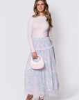 Liana Skirt (Pink /Blue) - Skirt - Yakira Bella