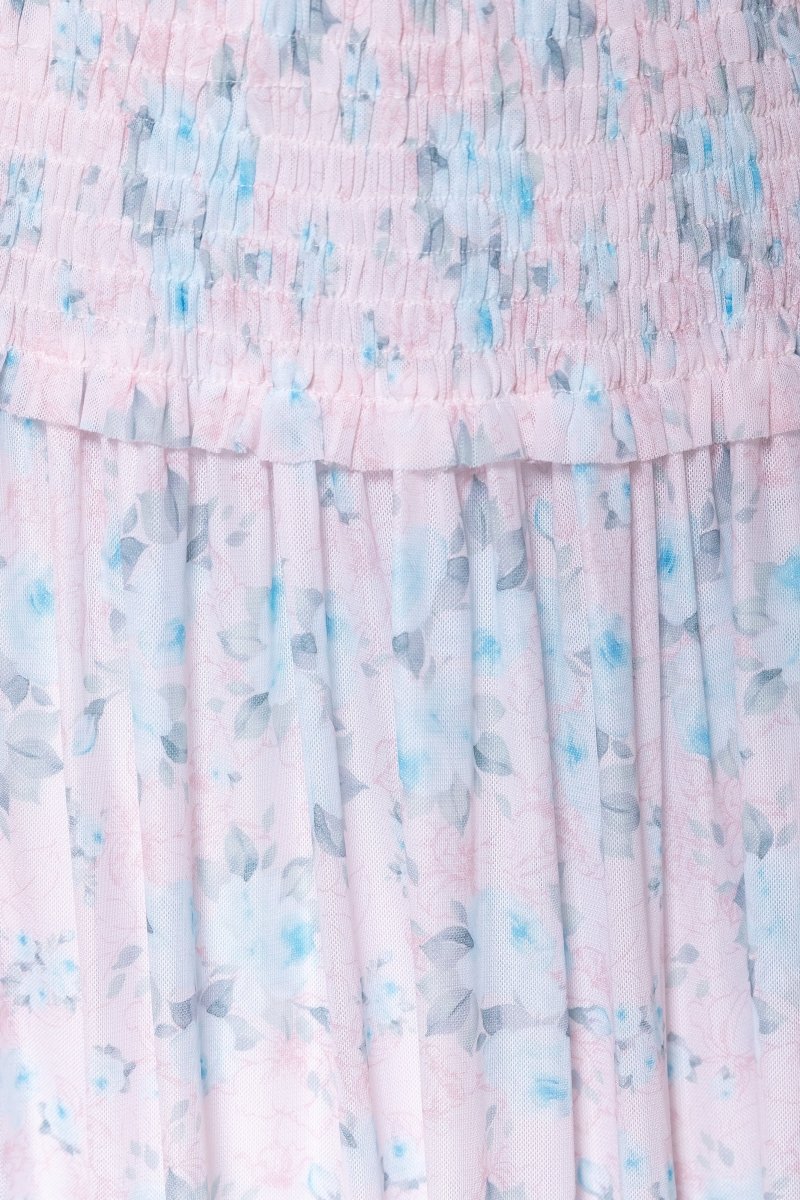 Liana Skirt (Pink /Blue) - Skirt - Yakira Bella