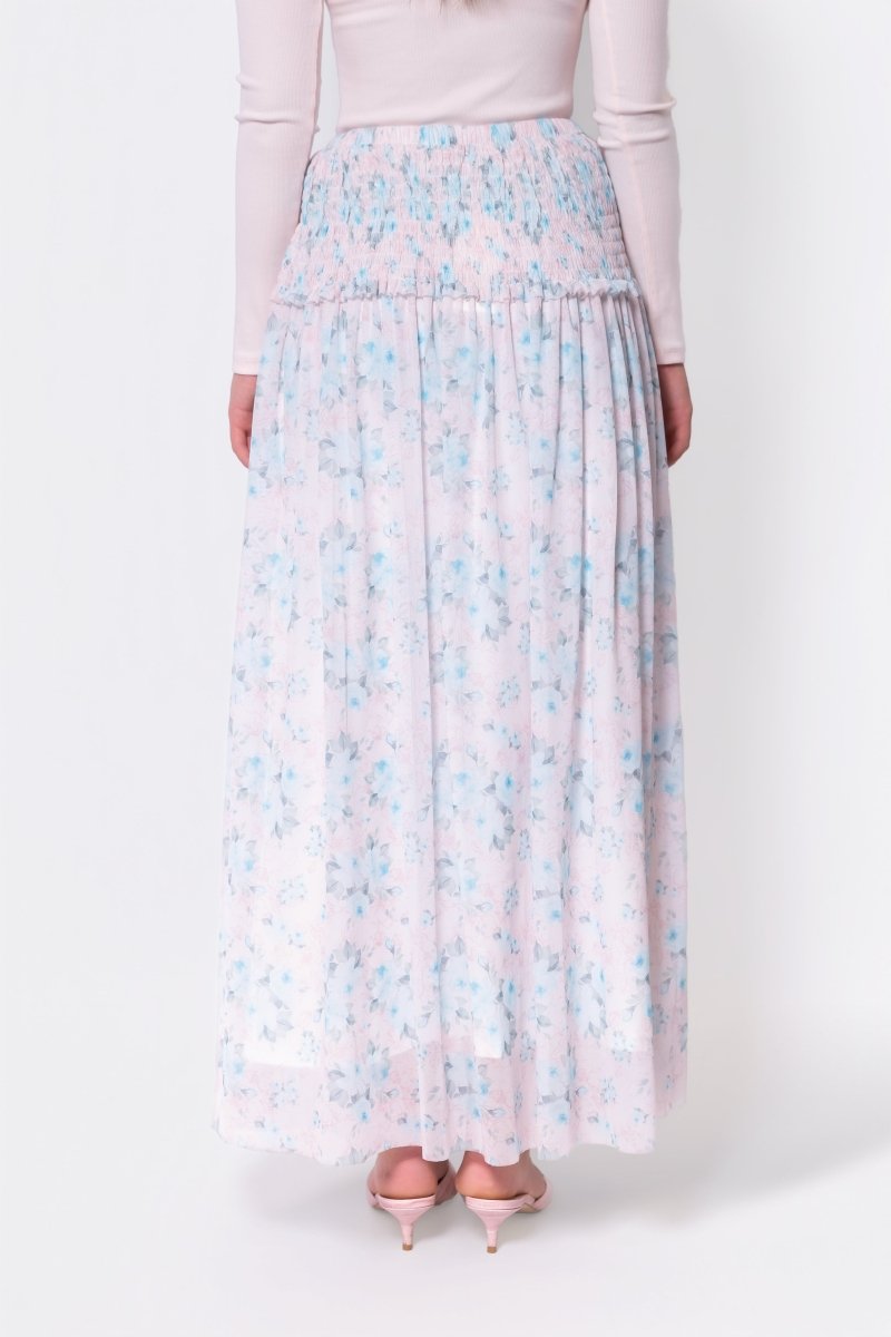 Liana Skirt (Pink /Blue) - Skirt - Yakira Bella