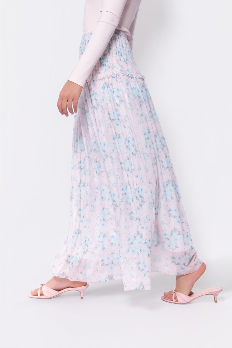 Liana Skirt (Pink /Blue) - Skirt - Yakira Bella