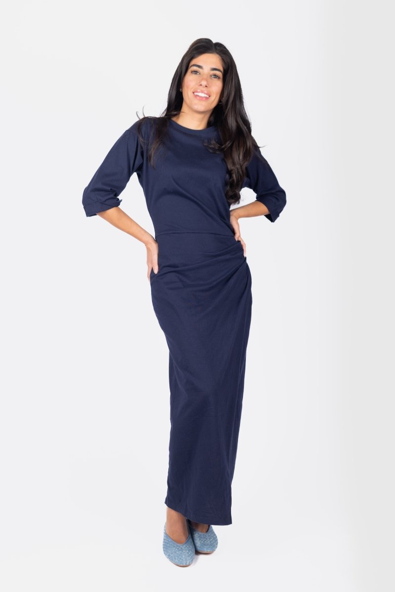 LILA DRESS (NAVY) - Dress - Yakira Bella