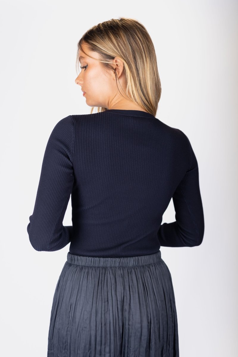 Lila Top (Navy) - Top - Yakira Bella