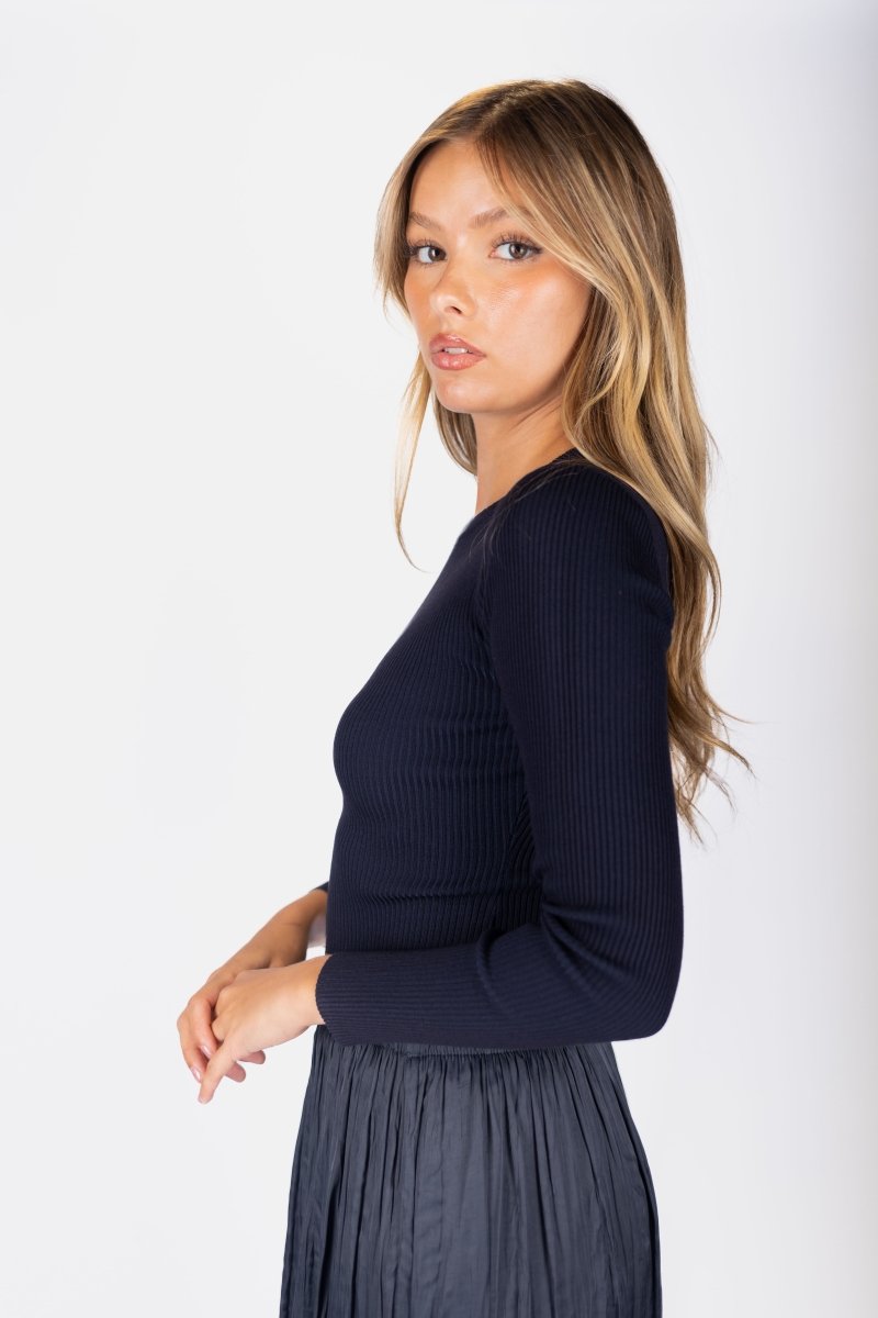 Lila Top (Navy) - Top - Yakira Bella