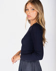 Lila Top (Navy) - Top - Yakira Bella