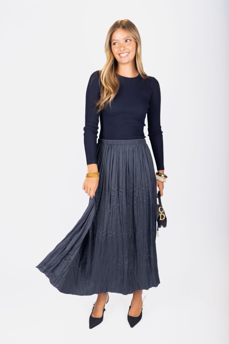 Lila Top (Navy) - Top - Yakira Bella