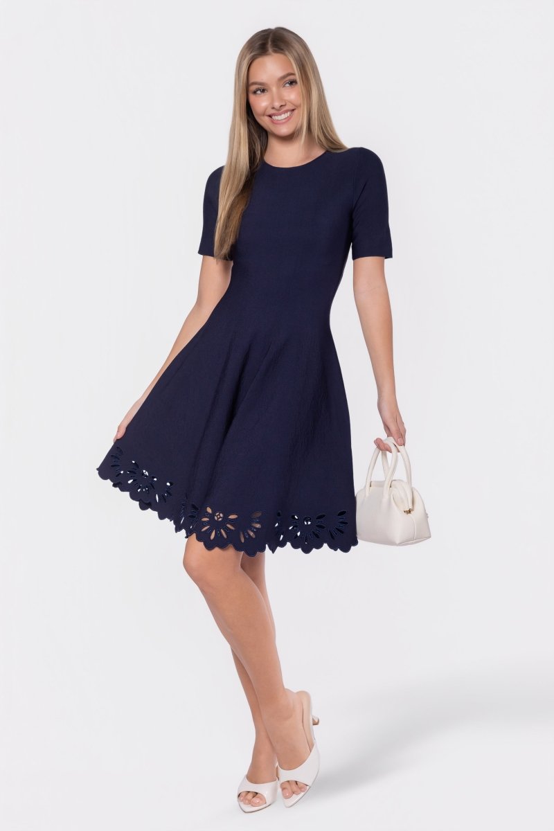 Lily Dress (Navy) - Dress - Yakira Bella