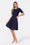 Lily Dress (Navy) - Dress - Yakira Bella