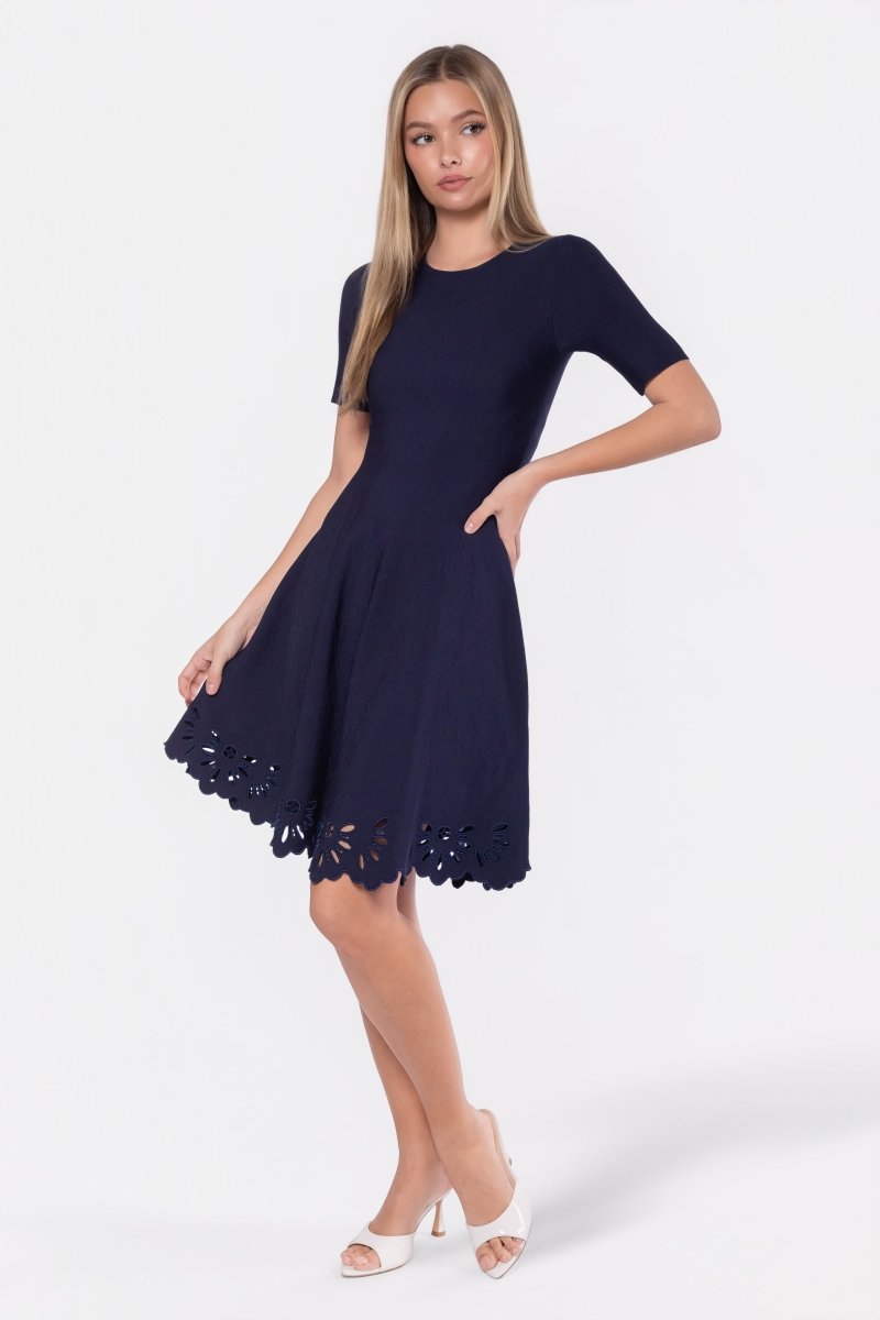 Lily Dress (Navy) - Dress - Yakira Bella