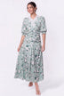 Lina Dress (Green Pattern)