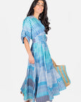 LINDA DRESS (BLUE MULTI) - Dress - Yakira Bella