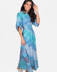 LINDA DRESS (BLUE MULTI) - Dress - Yakira Bella