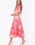 Linda Dress (Pink Multi) - Dress - Yakira Bella