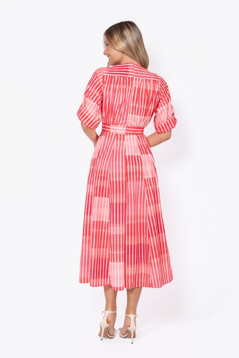 Linda Dress (Pink Multi) - Dress - Yakira Bella