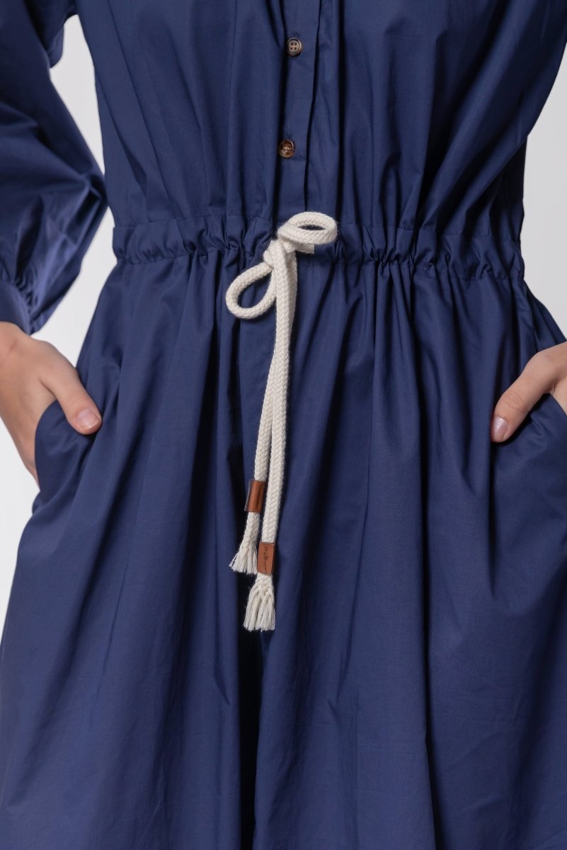 Linden Dress (Navy) - Dress - Yakira Bella