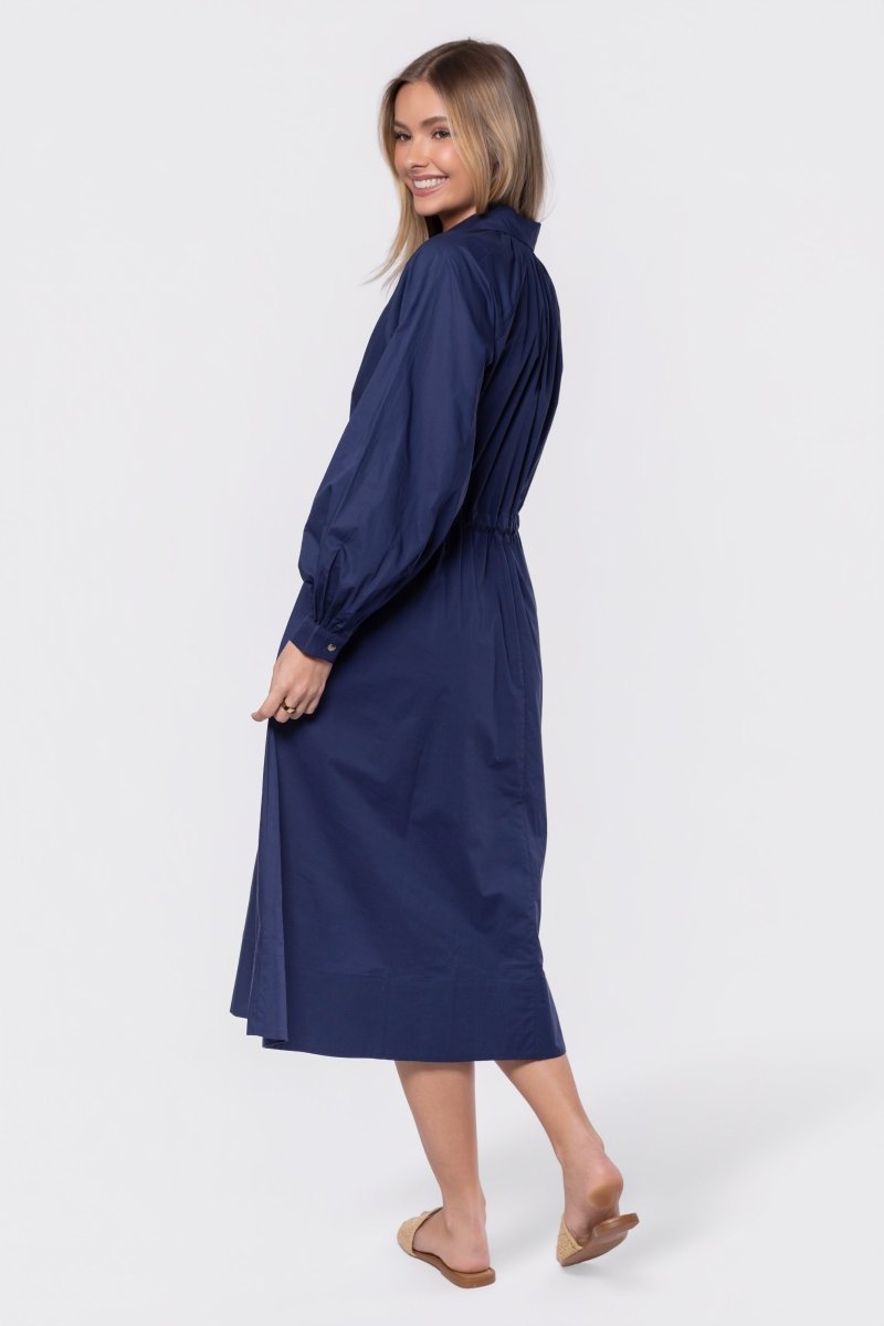 Linden Dress (Navy) - Dress - Yakira Bella