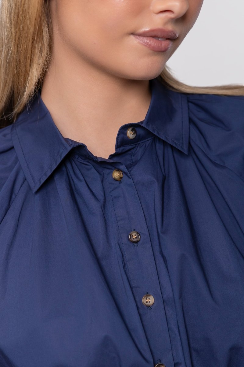 Linden Dress (Navy) - Dress - Yakira Bella