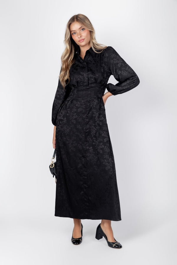 Liora Dress (Black) - Dress - Yakira Bella