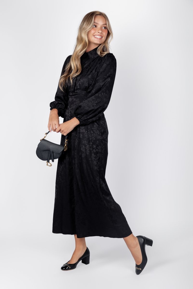 Liora Dress (Black) - Dress - Yakira Bella