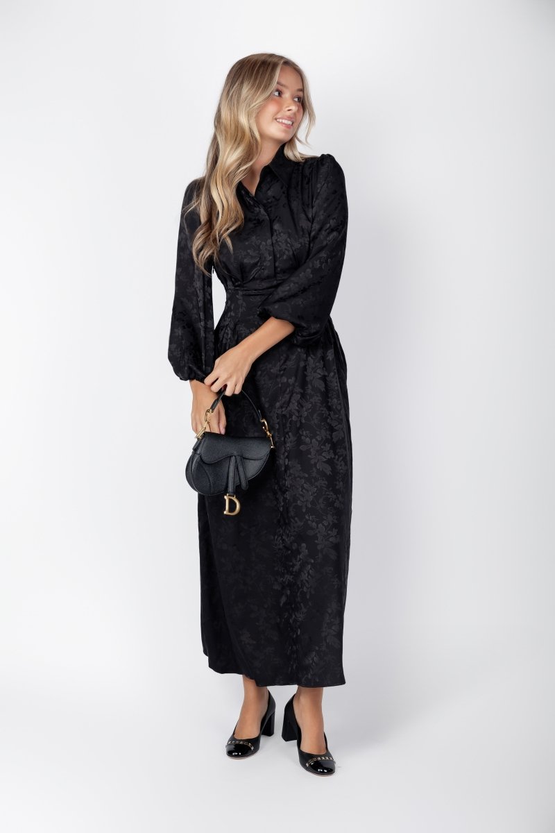 Liora Dress (Black) - Dress - Yakira Bella