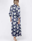 Liora Dress (Navy Ground) - Dress - Yakira Bella