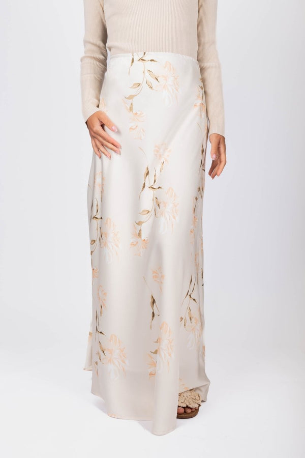 LISA SKIRT 36" (CREAM) - Skirt - Yakira Bella