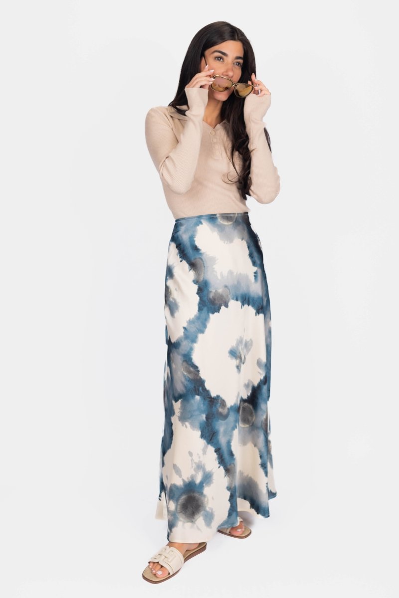 Lisa Skirt 36&quot; (Ivory Ground) - Skirt - Yakira Bella