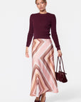 Lisa Skirt (Beige Multi) - Skirt - Yakira Bella