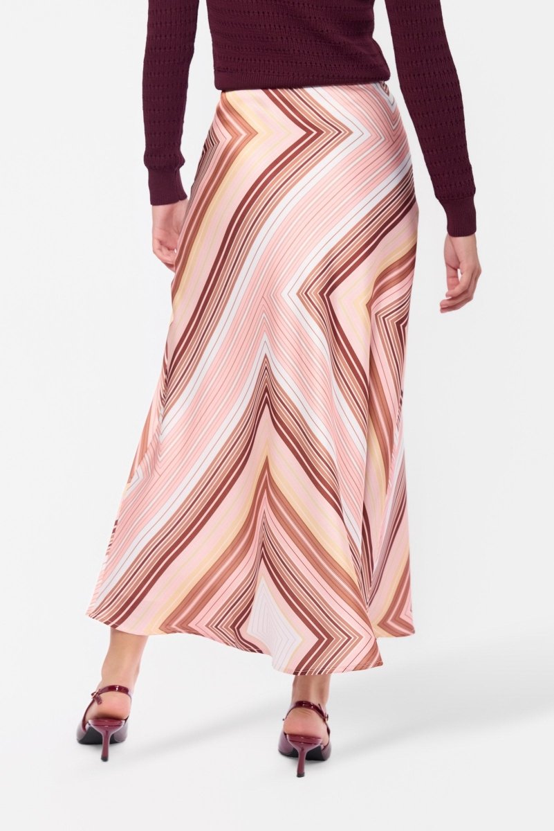 Lisa Skirt (Beige Multi) - Skirt - Yakira Bella