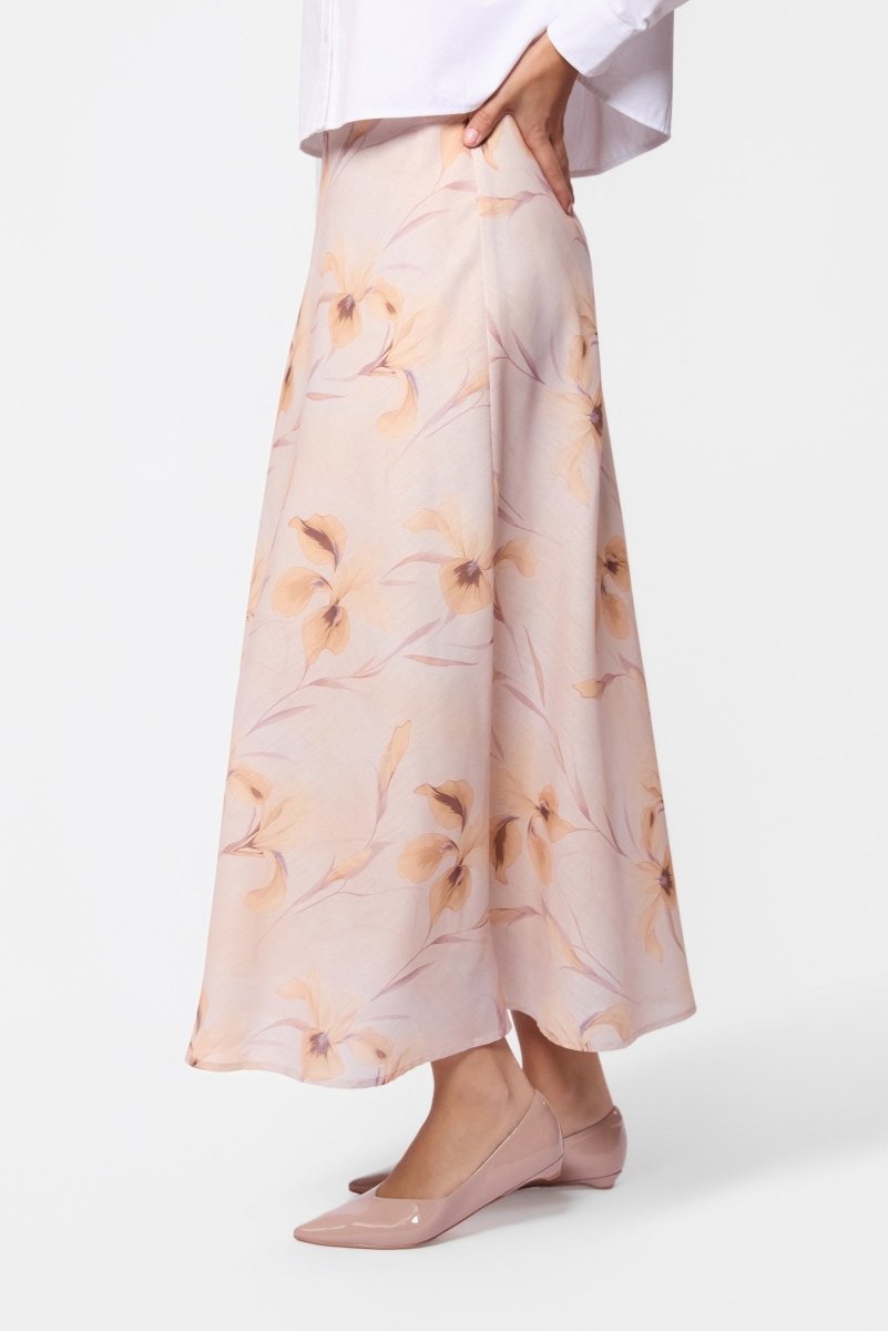 Lisa Skirt (Beige Pattern) - Skirt - Yakira Bella