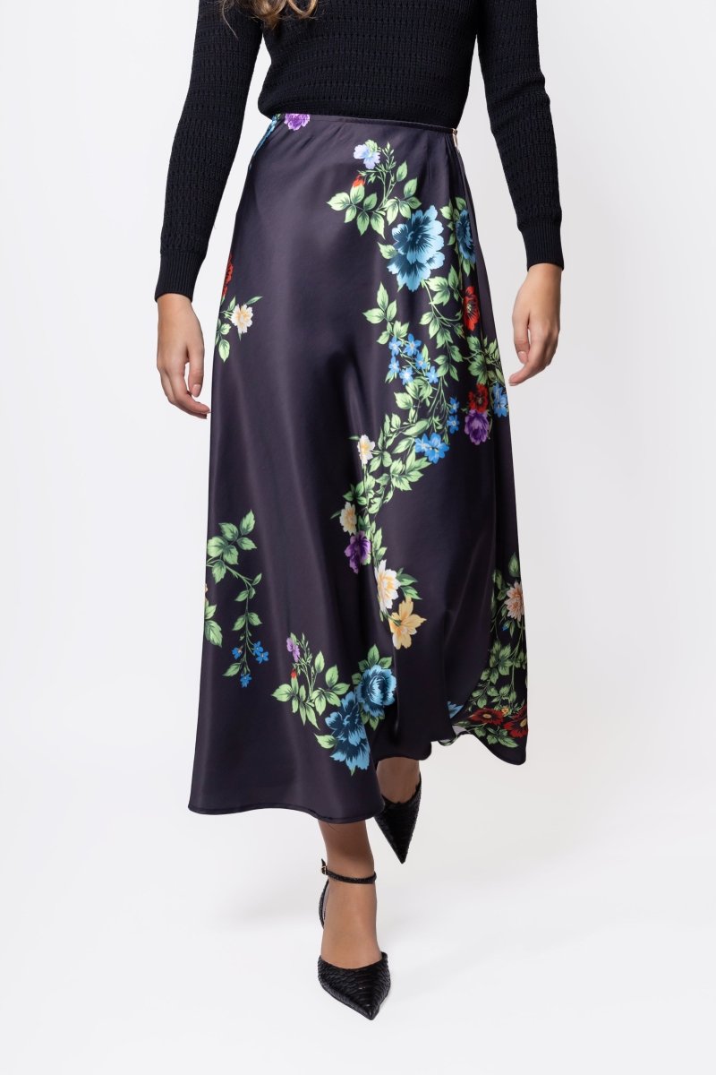 Lisa Skirt (Black Ground) - Skirt - Yakira Bella