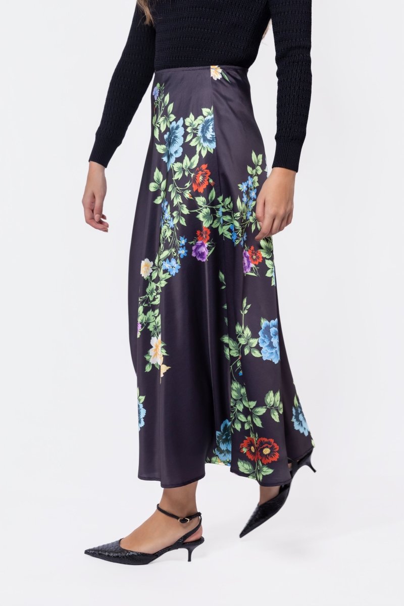 Lisa Skirt (Black Ground) - Skirt - Yakira Bella