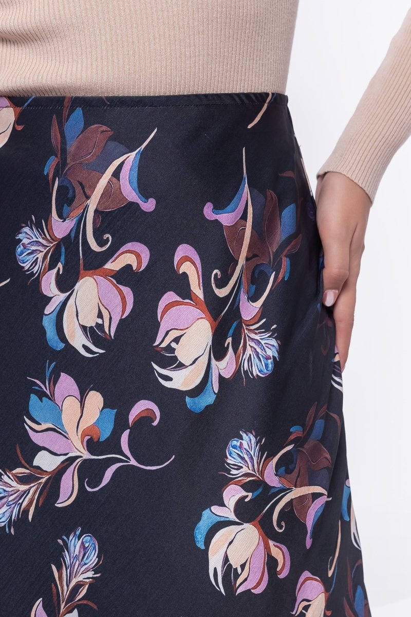 Lisa Skirt (Black Pattern) - Skirt - Yakira Bella