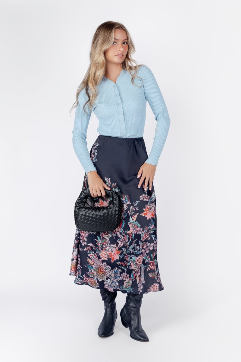 Lisa Skirt (Black Pattern) - Skirt - Yakira Bella