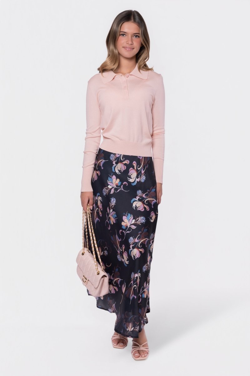 Lisa Skirt (Black Pattern) - Skirt - Yakira Bella