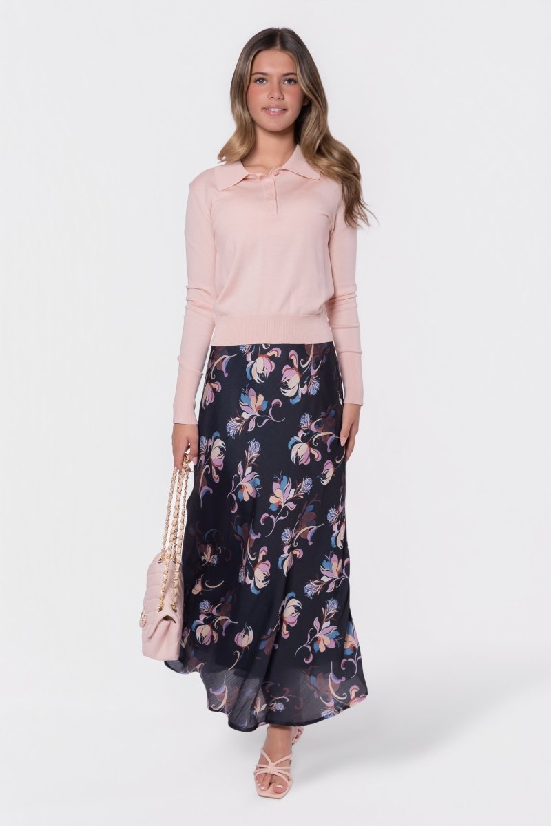 Lisa Skirt (Black Pattern) - Skirt - Yakira Bella