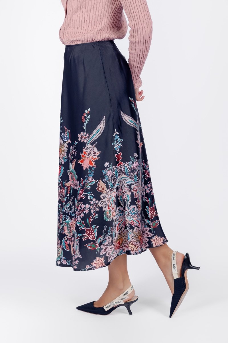 Lisa Skirt (Black Pattern) - Skirt - Yakira Bella