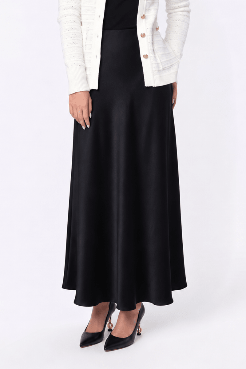Lisa Skirt (Black Solid) - Skirt - Yakira Bella