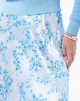 Lisa Skirt (Blue Flower) - Skirt - Yakira Bella