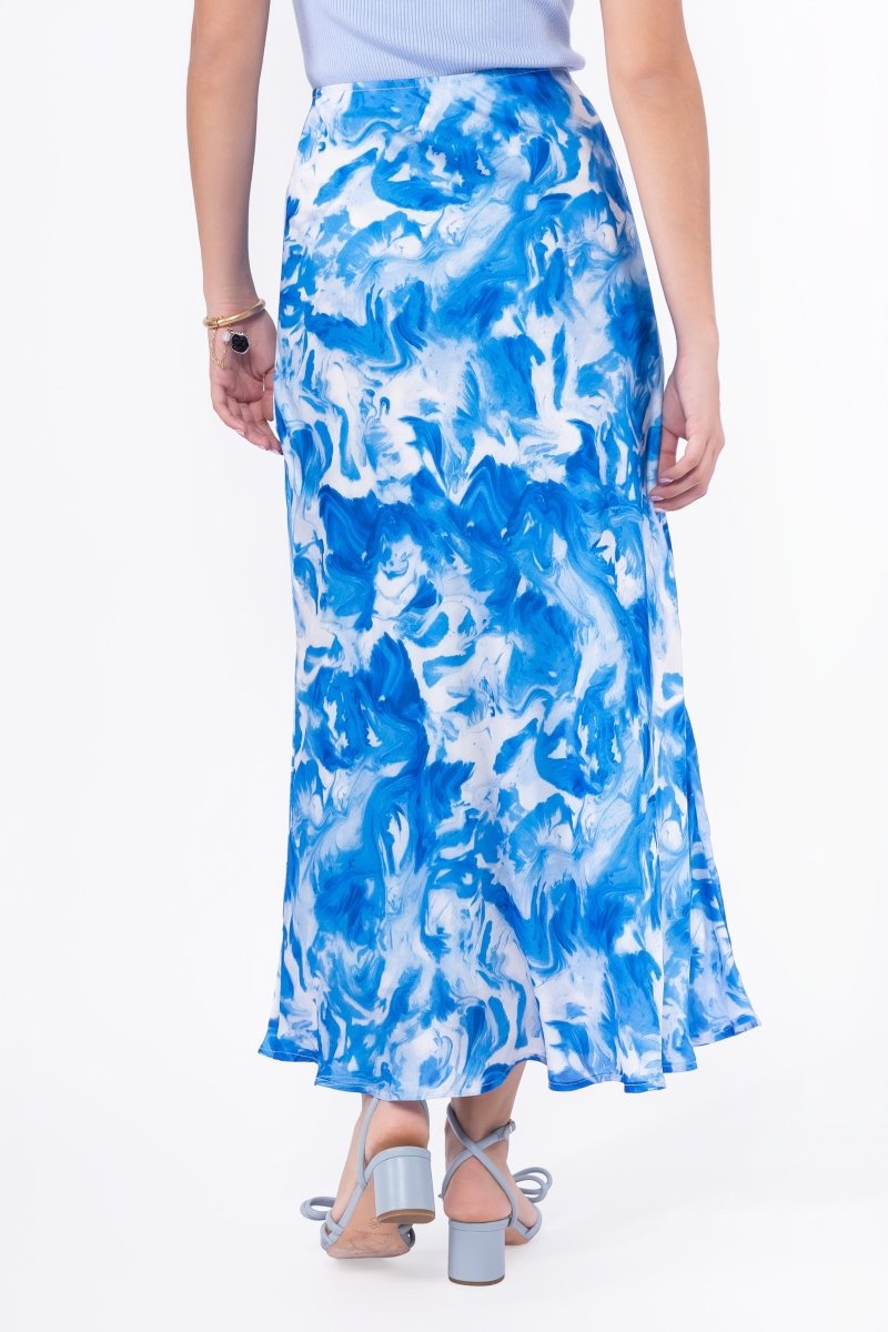 Lisa Skirt (Blue Pattern) - Skirt - Yakira Bella