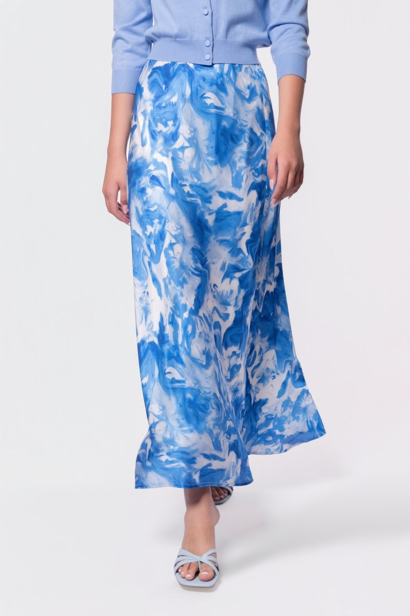 Lisa Skirt (Blue Pattern) - Skirt - Yakira Bella