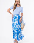 Lisa Skirt (Blue Pattern) - Skirt - Yakira Bella