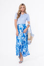 Lisa Skirt (Blue Pattern) - Skirt - Yakira Bella