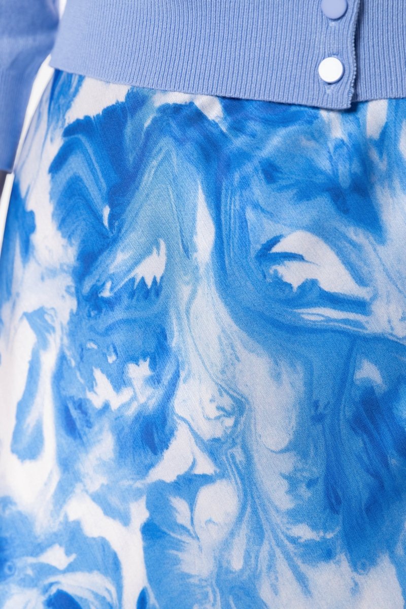 Lisa Skirt (Blue Pattern) - Skirt - Yakira Bella