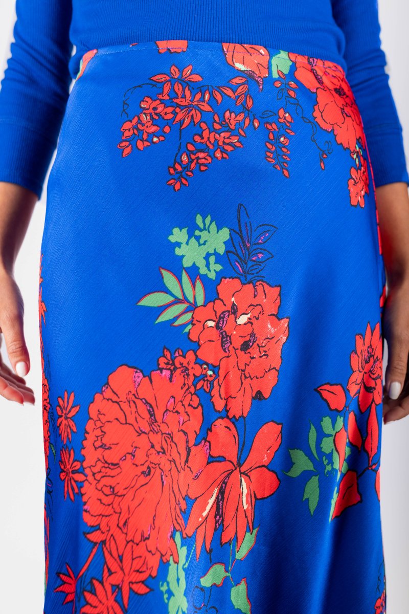 Lisa Skirt (Blue/Red) - Skirt - Yakira Bella